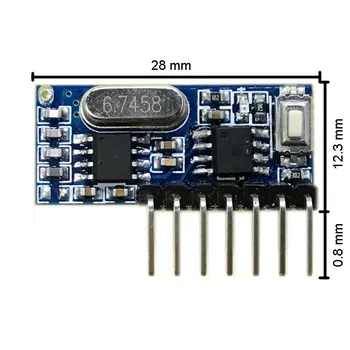 FUNSHION 433 Mhz Супергетеродинный Радиочестотни Предавател и Приемник и Модул за Дистанционно управление на прекъсвач За Arduino Безжичен модул Сам Комплекти
