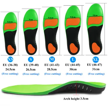 EiD Плюс размера на Висококачествени Ортопедични Стелки От EVA За ортопедични обувки, Стелки, На равна Подметка, Супинатор За Мъже И Жени, Обувные Подложки