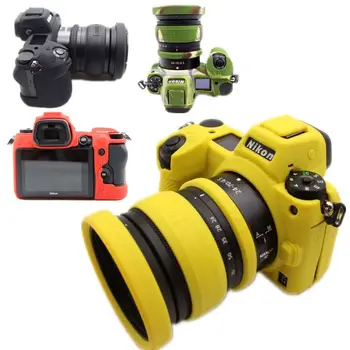 Z7II Z6II Z5 Гумен калъф + Защита на обектива за Nikon 24-70 мм f4 и 24-50 мм f4-6.3
