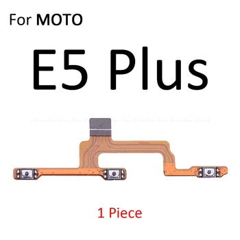 Включване и Изключване на Захранване Превключвател за Изключване на Звука Клавиш за Управление Бутон за Регулиране на силата на Звука Гъвкав Кабел За Motorola Moto One G7 Power G6 G5S G5 E5 Plus P30 Play