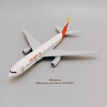 Сплав на Метални Испания Air и IBERIA A330 Airlines Модел Самолет ИБЕРИЯ 