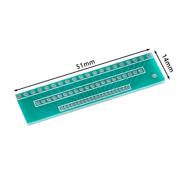 10ШТ 1.27 мм, 2.0 мм 2.54 mm Pitch Взаимозаменяемой Предавателната Плоча Конвертор Однорядный Двухрядный Пинов PCI Адаптер PCB Такса