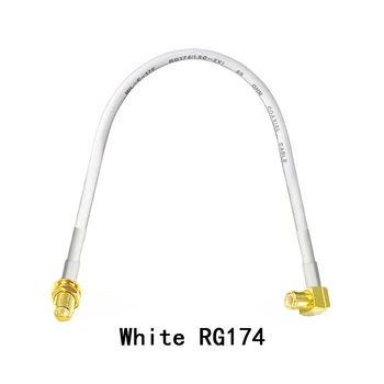 1 бр. Безжичен Модем кабел RP SMA Женски MCX Конектор Мъжки Правоъгълен Косичка RG316/RG174 15/30/50/100 см Новата цена на Едро