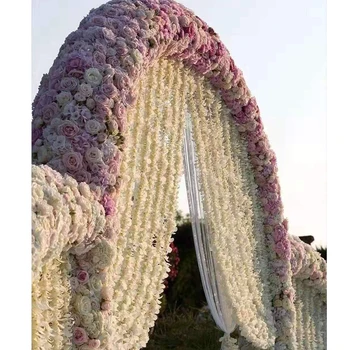 5pcs10 м Дълги Изкуствени Цветя За Сватбени Декорации Mariage Flores Artificiales Коприна Глициния Подвесная Венец За Дома Партита