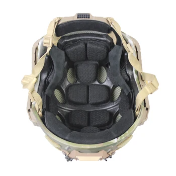 Открит Военен Тактически Шлем SF Дебел Арамидный CS Поле Страйкбол Бойна Камуфлаж Разширяване на Предпазна Каска A H017