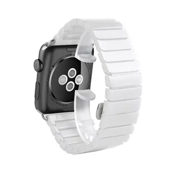 Керамичен каишка за Apple Watch 49/45/44/42/41/40/38 мм Взаимозаменяеми каишка с катарама-пеперуда iWatch Серията Ultra 8 7 6 SE 5 4 3