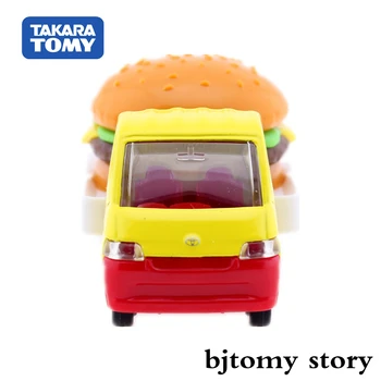 Takara Томи Tomica № 54 Toyota TOWN ACE Хамбургер Модел Автомобил 1:64 Миниатюрен Гласове Камион Забавни Метални Детски Играчки Форма