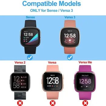 Baaletc1m Зарядно Устройство Кабел За Fitbit Sense Смяна на USB Кабел За Зареждане, Кабел Клип Докинг Станция Аксесоари За Fitbit Versa 3 Smartwatch