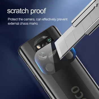 2 бр. 3D Защита на Камерата От Закалено Стъкло За Xiaomi Mi Poco X3 NFC X 3 Pro F3 M3 X3nfc X3pro Защитно Фолио За задната част на обектива