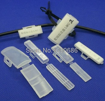 Етикети за кабели LMC-2 Маркиране на кабели и кутия за етикети водоустойчива кутия за маркиране на кабели колани