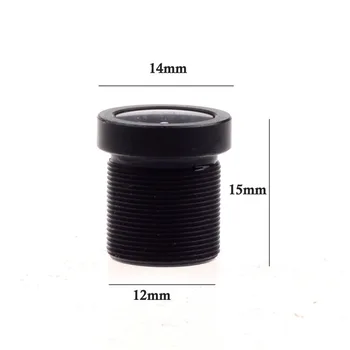 Търговия на едро с обектив за видеонаблюдение 5MP 1.7 мм Широкоъгълен обектив 1/3 170 градуса M12 * 0.5 за IR Камера за Видеонаблюдение