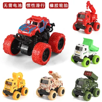 Мини-модел на камион с пълно задвижване за офроуд, детска Играчка на пишеща Машина, Спускащите Дисплей, Подаръци за Момичета, Играчки за Деца от 2 до 4 години