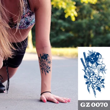 Ръка Шаран стикер татуировка изкуство на тялото седем постоянни татуировки водоустойчива временно за хората на Жените