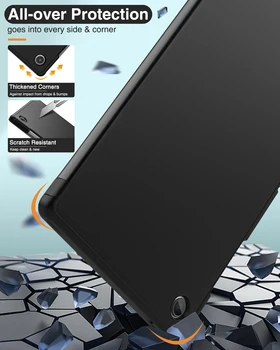 Калъф за Samsung Galaxy Tab A8 10.5 инча 2022 (SM-X200/SM-X205/SM-X207), лека тънка противоударная делото-поставка