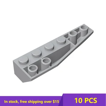 10ШТ MOC Тухли Събира частици 41764 2x6 (вдясно) За Изграждане на Блоковете Детайли САМ Тухли Обемна Модел на Развиване на Подробности Играчки