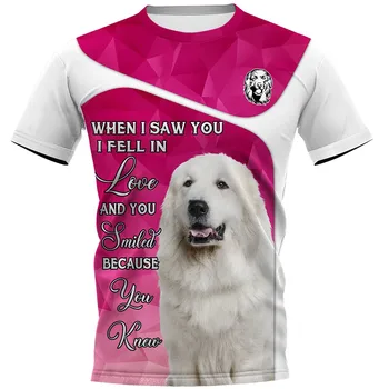 CLOOCL Животни тениски 3D Графичен се влюбих Кучета, Пуловери Върховете Chesapeake Bay Ретривър Harajuku Градинска Мъжки Дрехи