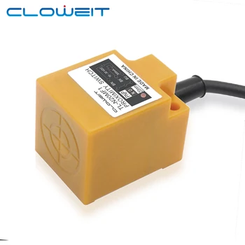 Cloweit 20 мм Дистанционно Чувствителен Сензор за Откриване на Метал Квадратен Ключ Индуктивен Сензор за близост TL-N20M