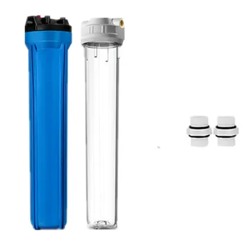 Висококачествен хранителен 20-инчов филтър 1/2 3/4 за воден филтър корпус на филтъра касета прозрачен преден филтър за течаща вода