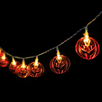 Led илюзорен светлина ред тиква прилеп призрак ръчно струнен светлина Хелоуин паяк призрак ръчен фенер призрак фестивал украса на светлина