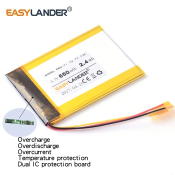 Easylander LIS1476 подмяна на 3,7 На 650 mah 2.4 wh Полимерна Литиево-йонна Батерия За Sony Електронна КНИГА PRS-T2 T3 T3E T3S 1-853-104-11