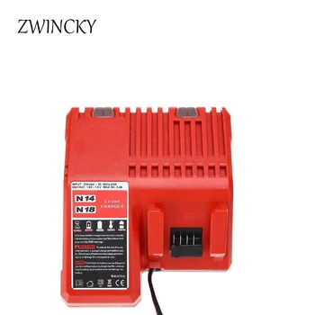 ZWINCKY Eu Plug 18 Електроинструмент Литиева Батерия Зарядно Устройство, Подмяна Milwaukee M & 18