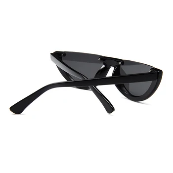 Мотиви за rmm 2018 нови модни слънчеви очила тенденция нарязани на половина слънчеви очила, прозрачни цветни гъвкави слънчеви очила в полурамке