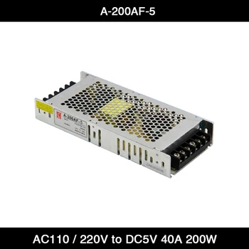 AC110V/220V до 5 40A 200 W Chuanglian led екран на дисплея изключително тънък източник на захранване A-200AF-5