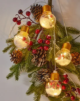 LED Коледни Подаръци Струнни Светлините на Коледна Гирлянда На Открито Decoracion Бар Начало Сватба Парти Градина Декор Прозорци Светлина Стая